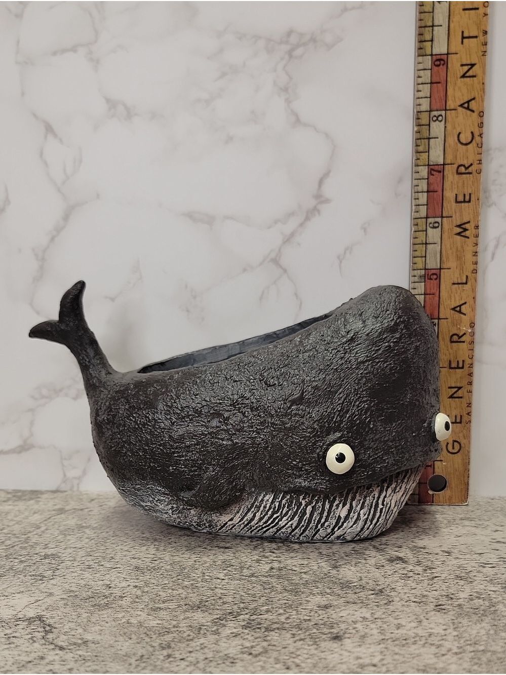 Whale Planter Goliath Unique Succulent Planter Pot with Drainage - Picture 11 of 12